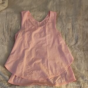 lululemon athletica Pink Layered Sleeveless Tank